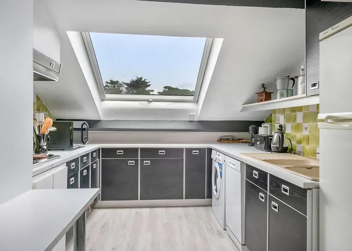 Face à La Mer, Sous Les Toits Pour 4 Apartamento *